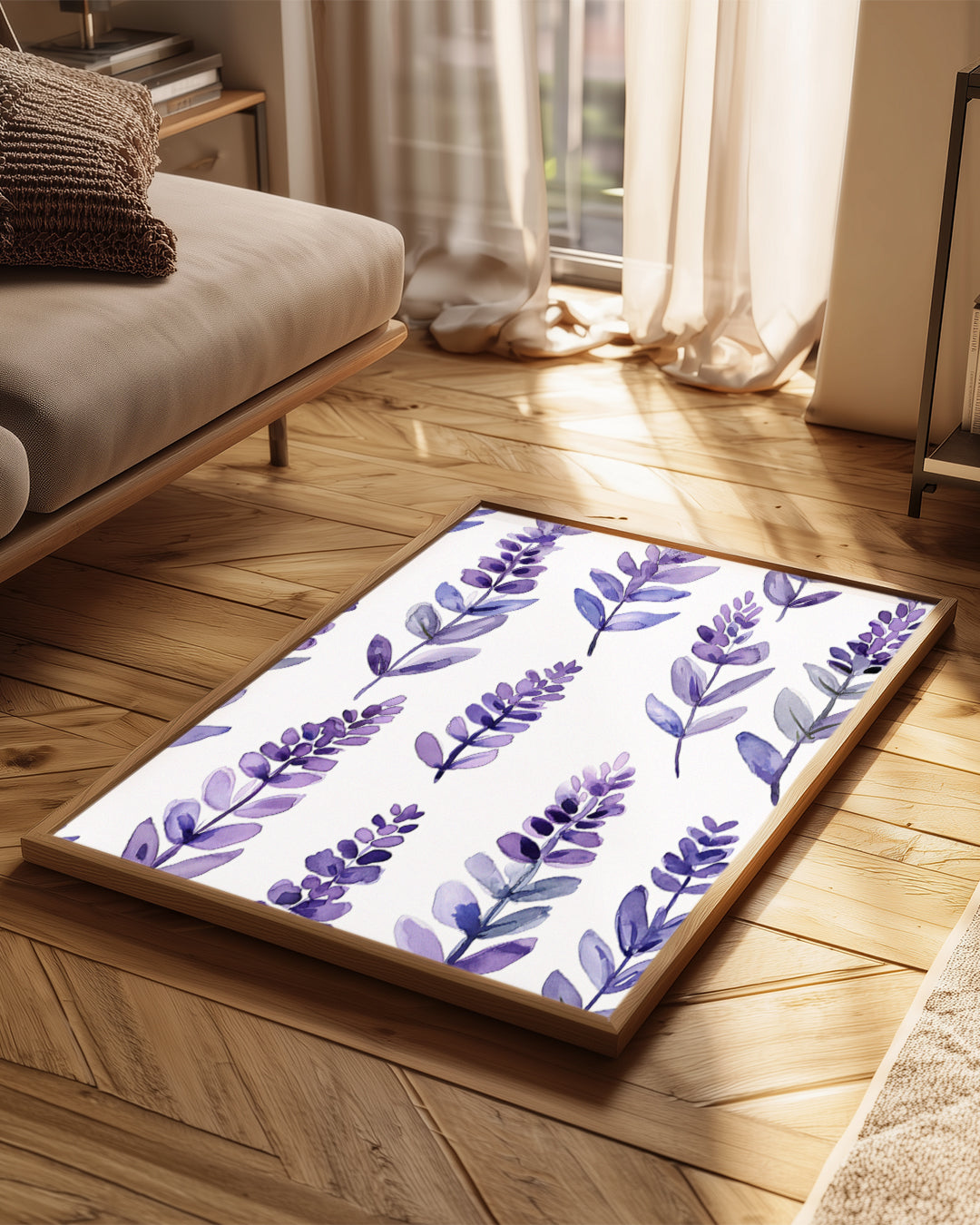 Purple Wash Poster Tablosu