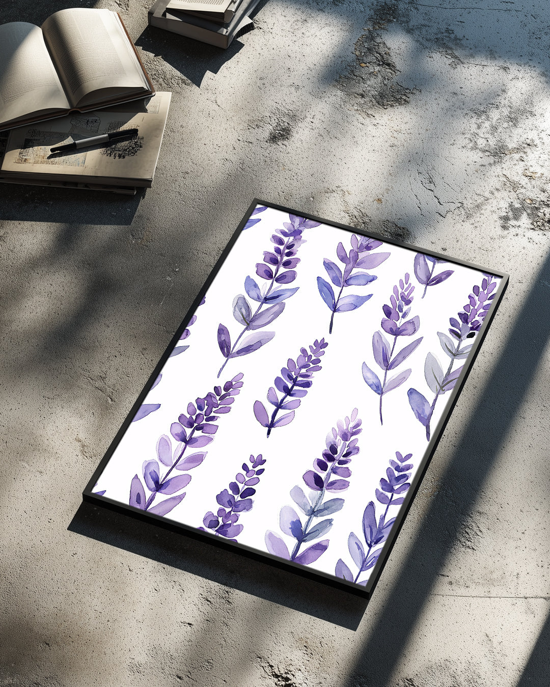 Purple Wash Poster Tablosu