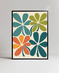 Quad Bloom Poster Tablosu