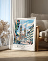 Quebec Şehri Kanadalı Poster Tablosu
