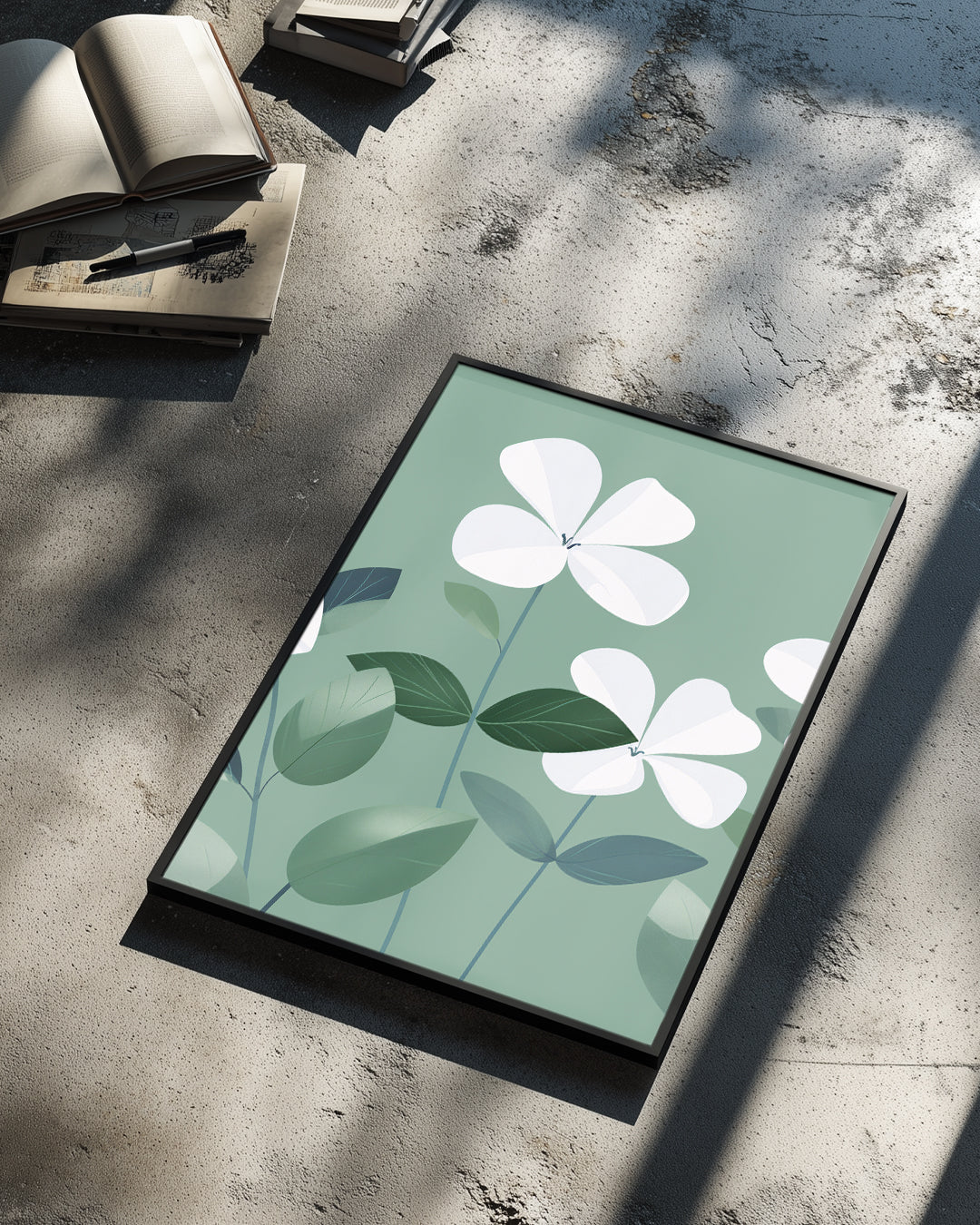 Quiet Green Poster Tablosu