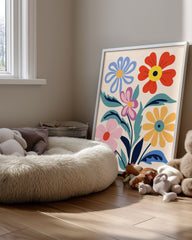 Quintet Floral Poster Tablosu