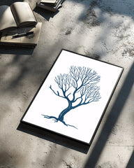 Racine Bleue Poster Tablosu