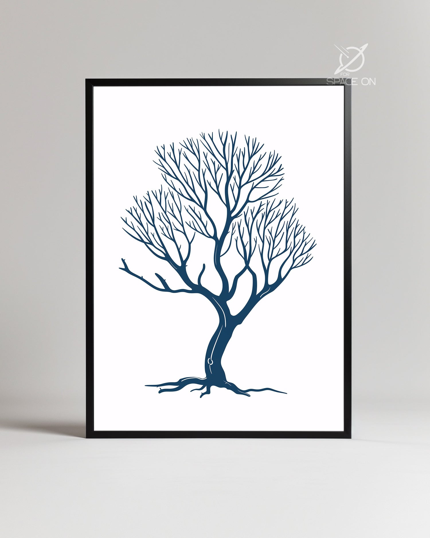 Racine Bleue Poster Tablosu