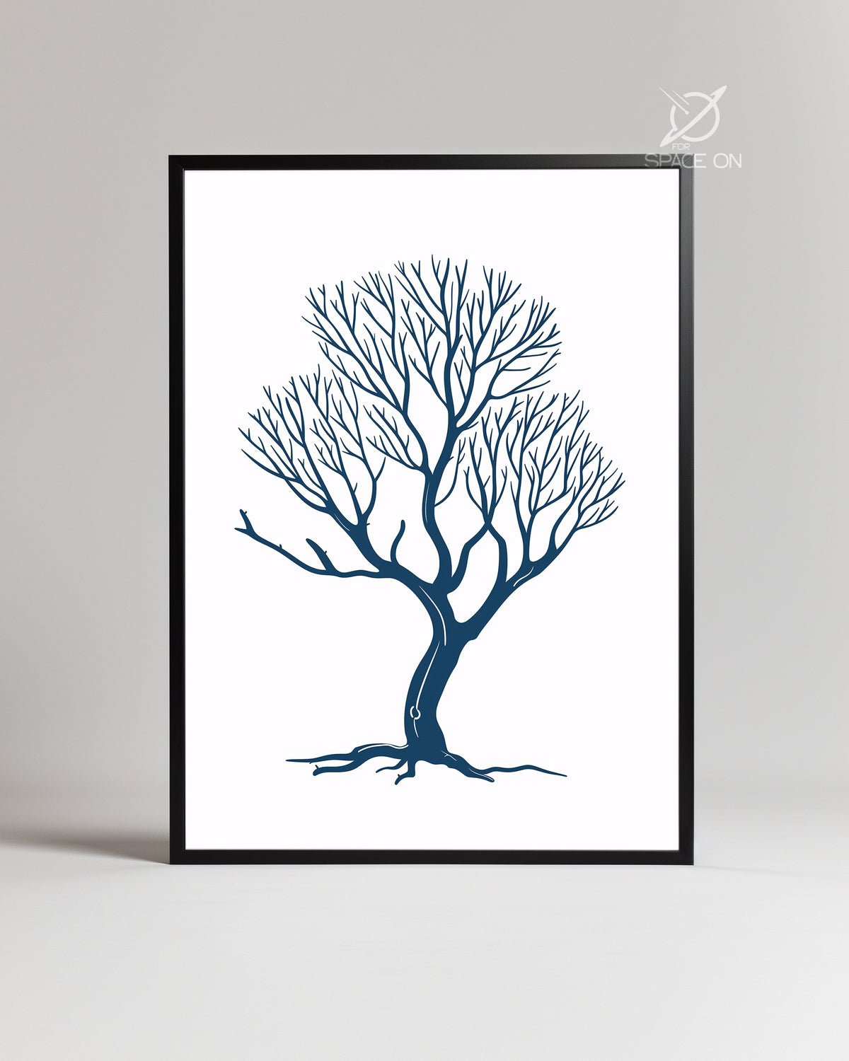 Racine Bleue Poster Tablosu