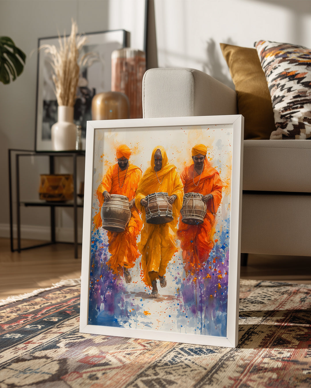 Rahipler Müzik Yürüyüşü - Renkli ve Dinamik Geleneksel Performans Poster Tablosu