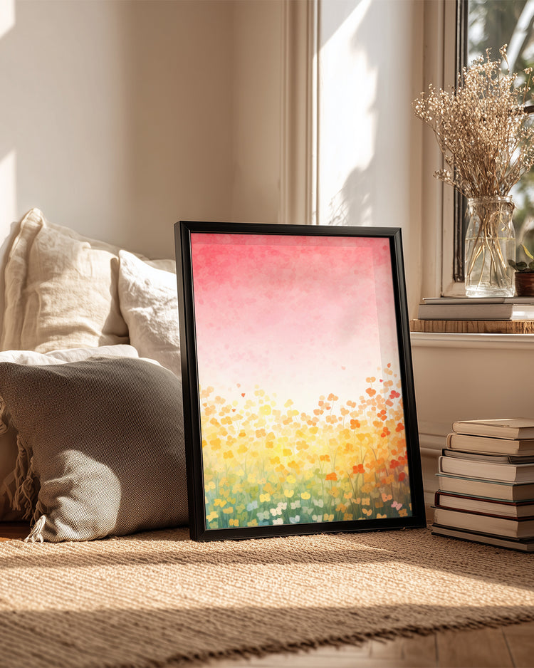 Rainbow Field Poster Tablosu