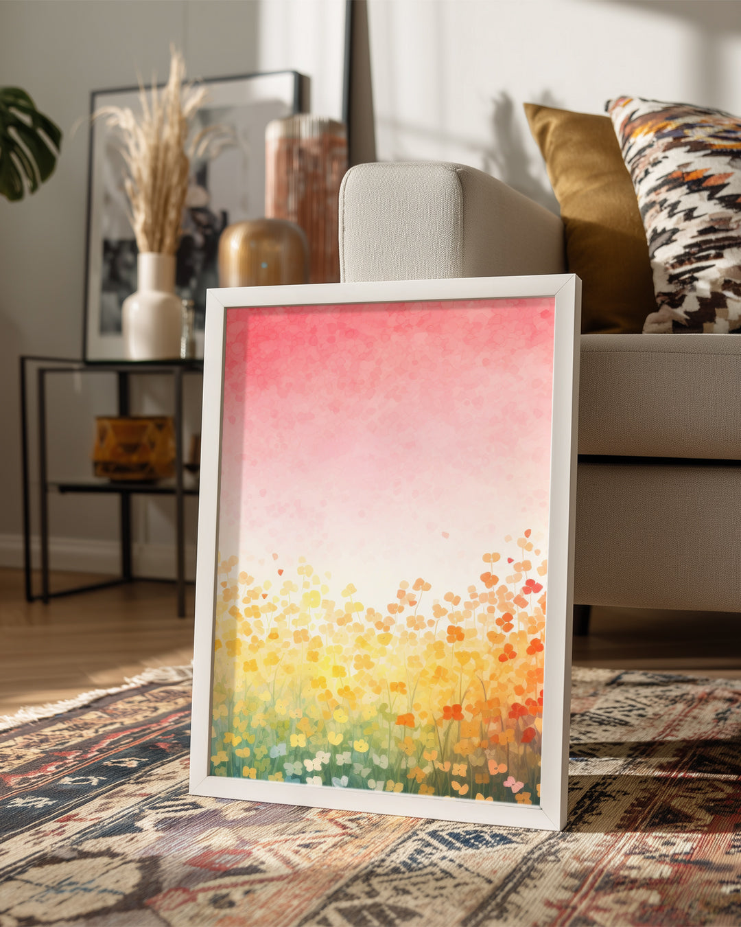 Rainbow Field Poster Tablosu