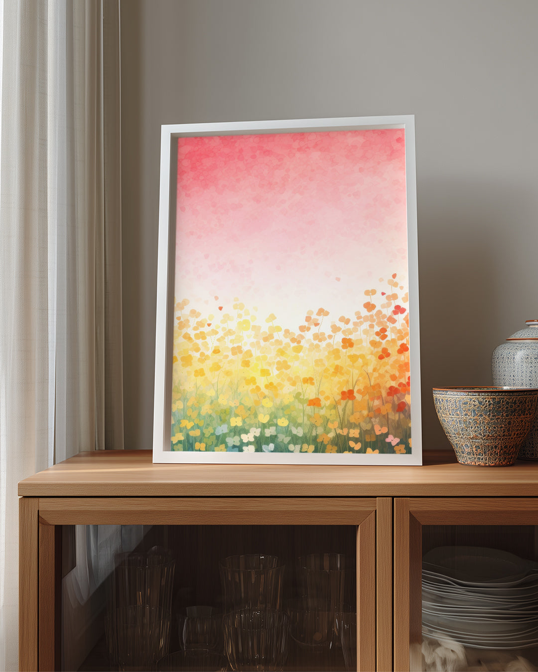 Rainbow Field Poster Tablosu