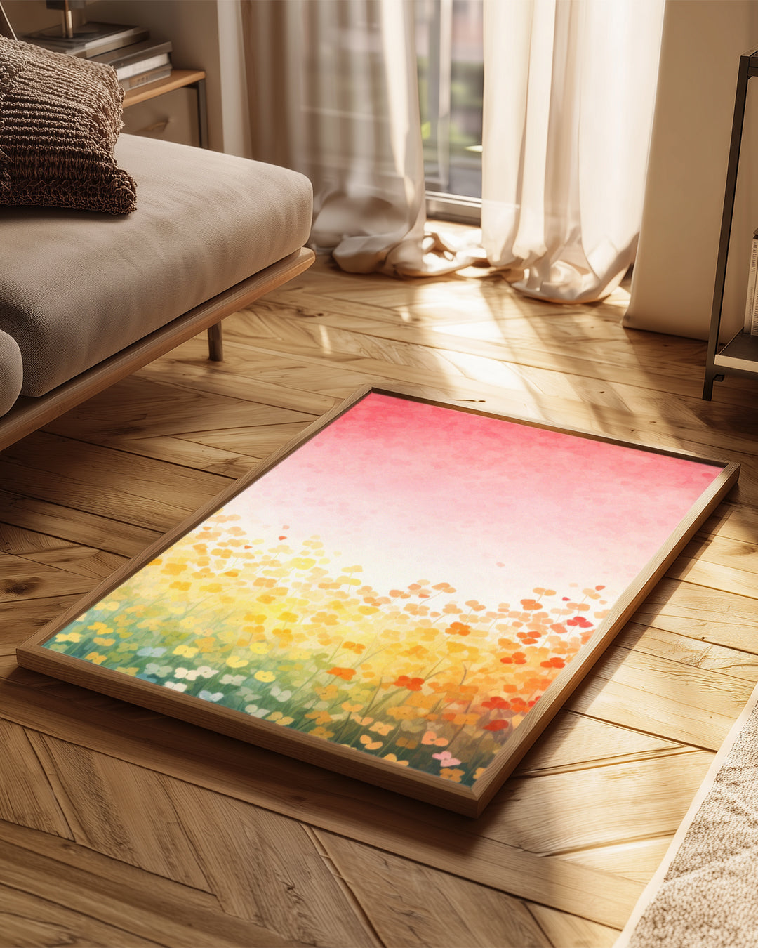 Rainbow Field Poster Tablosu