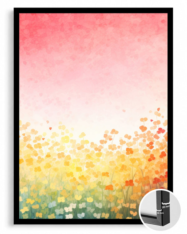 Rainbow Field Poster Tablosu