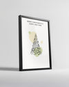 Rainbow Lights Tree Poster Tablosu