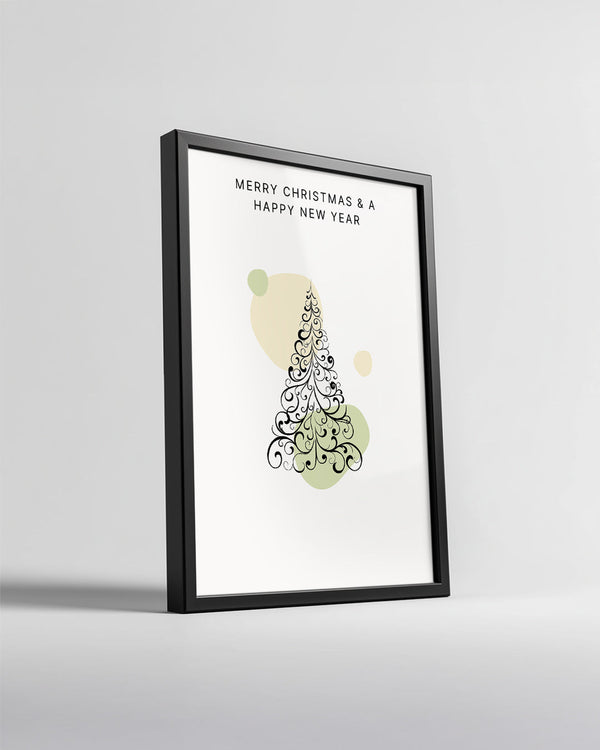 Rainbow Lights Tree Poster Tablosu