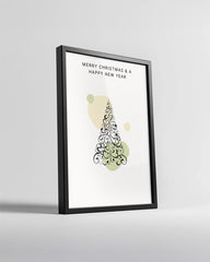 Rainbow Lights Tree Poster Tablosu