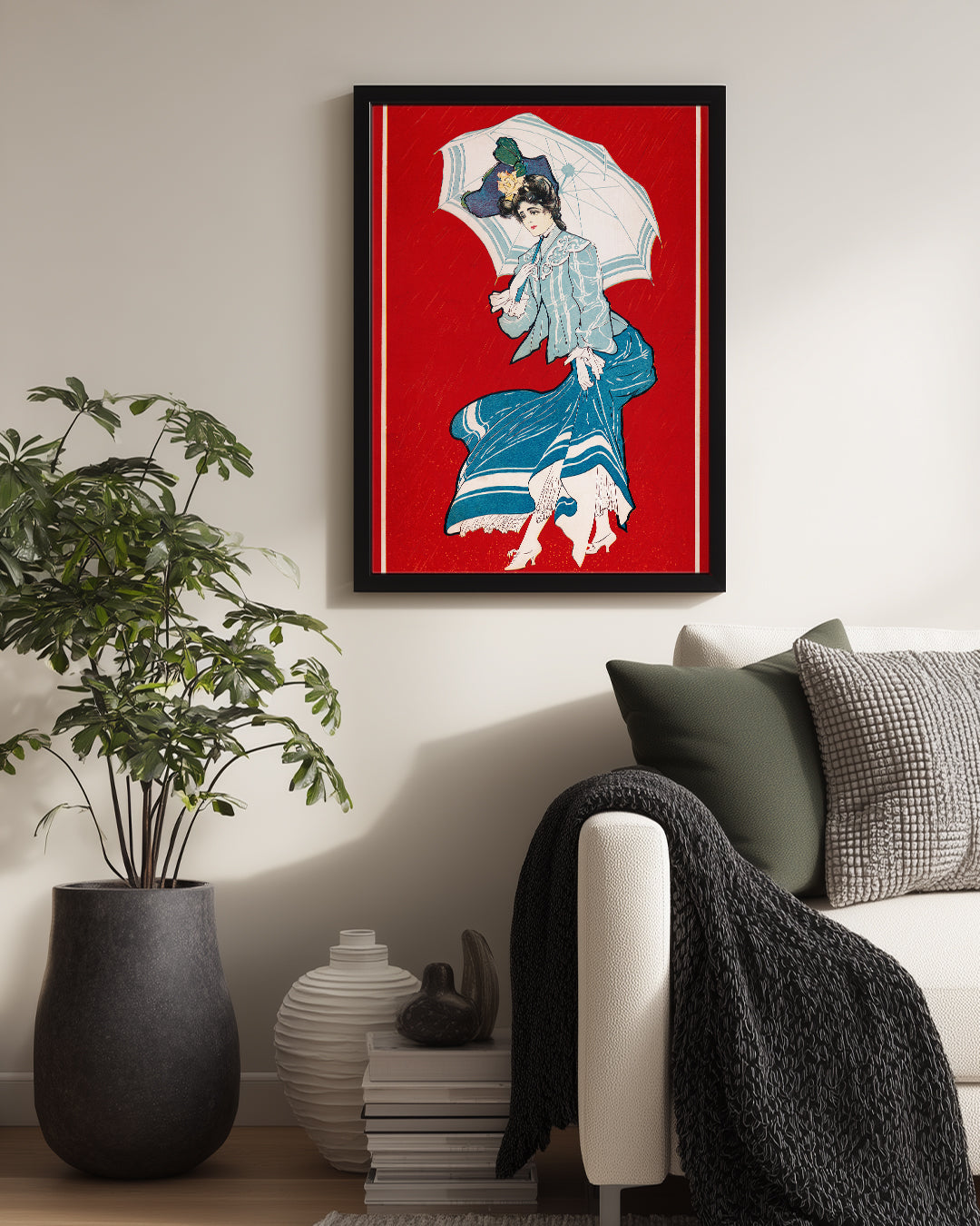 Rainy Daisy Poster Tablosu