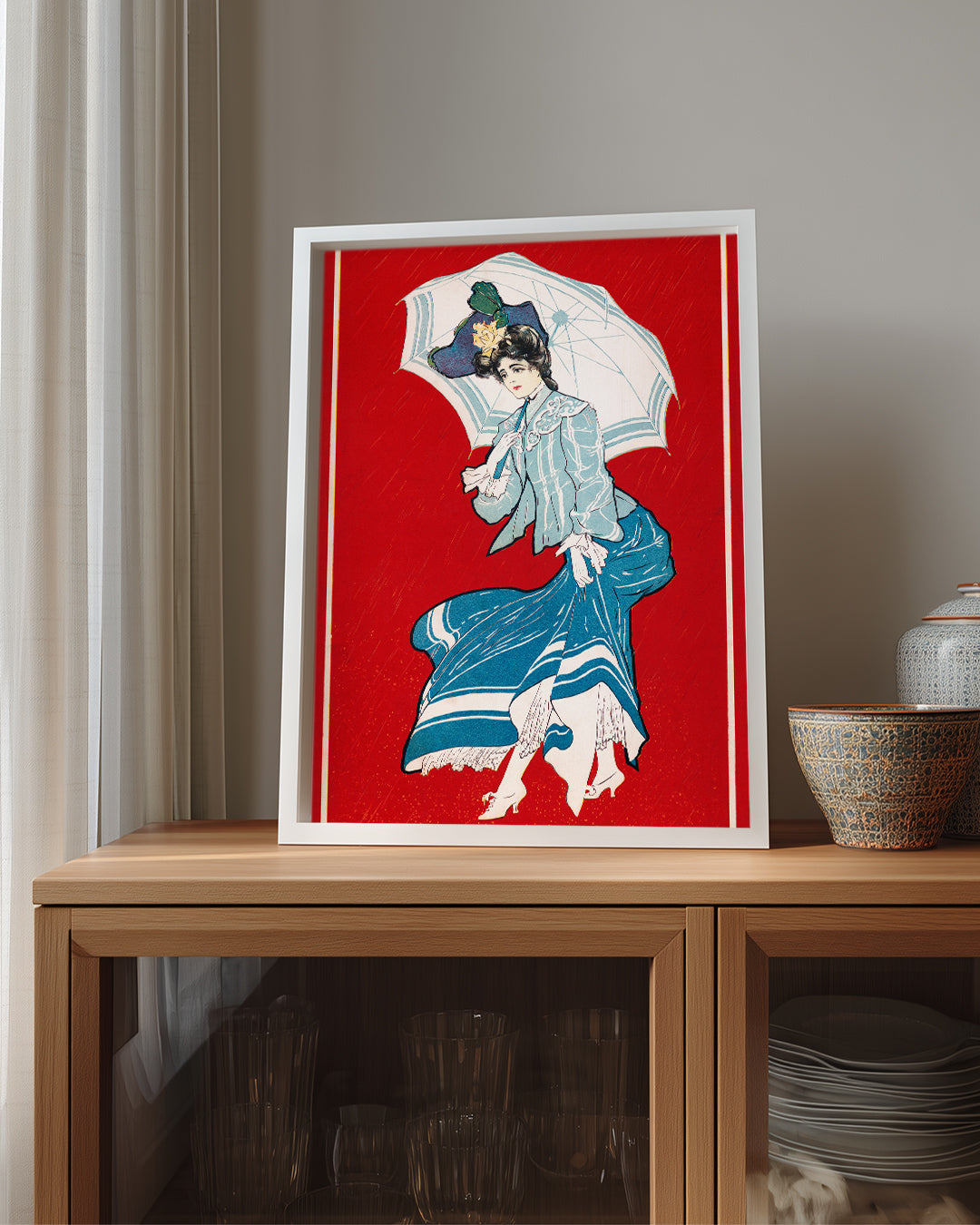 Rainy Daisy Poster Tablosu