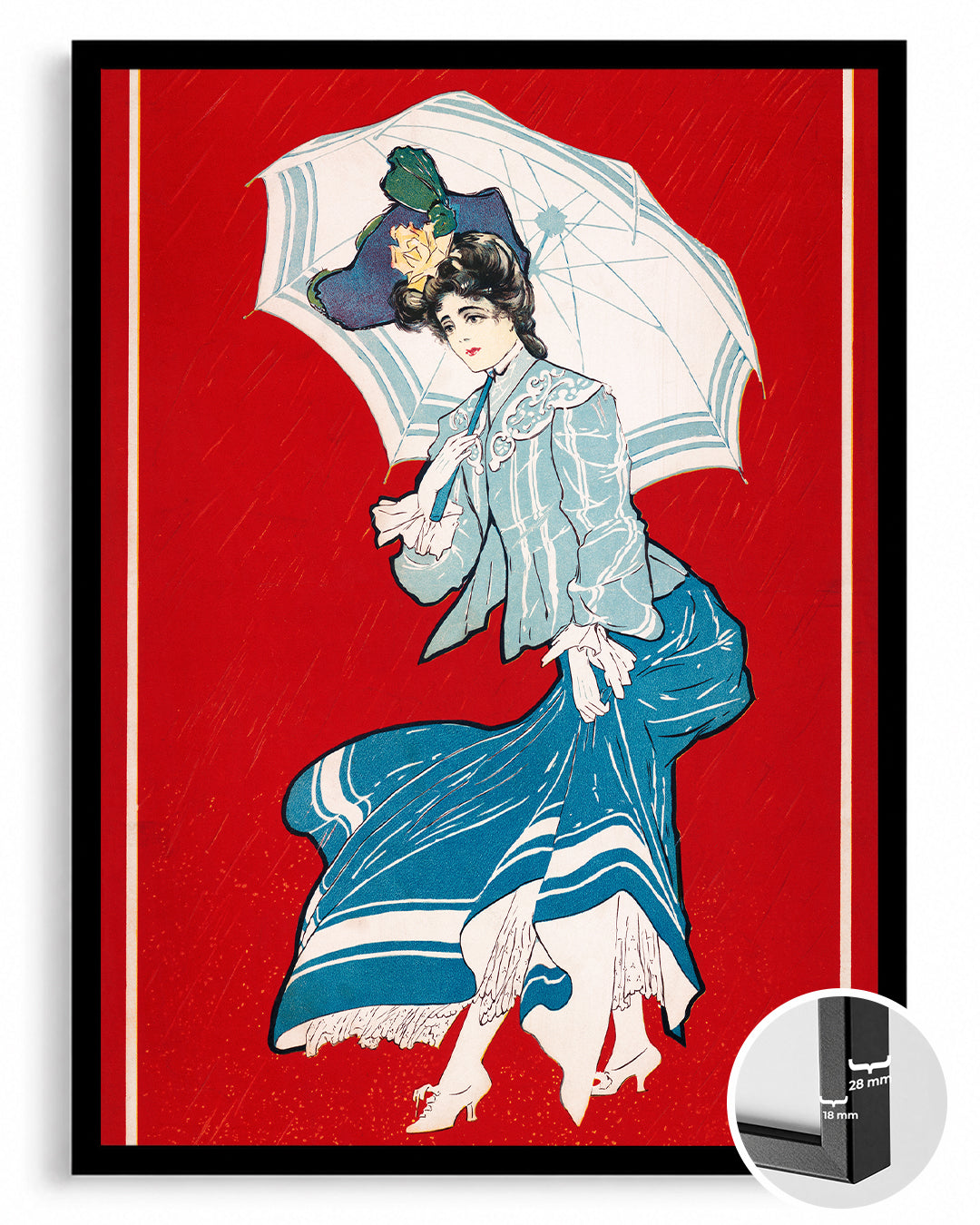 Rainy Daisy Poster Tablosu