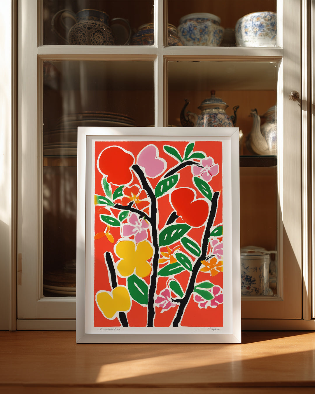 Red Bloom Poster Tablosu