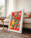 Red Bloom Poster Tablosu