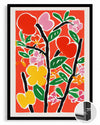 Red Bloom Poster Tablosu