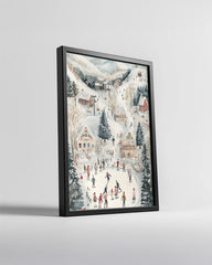 Red Christmas Balls Poster Tablosu