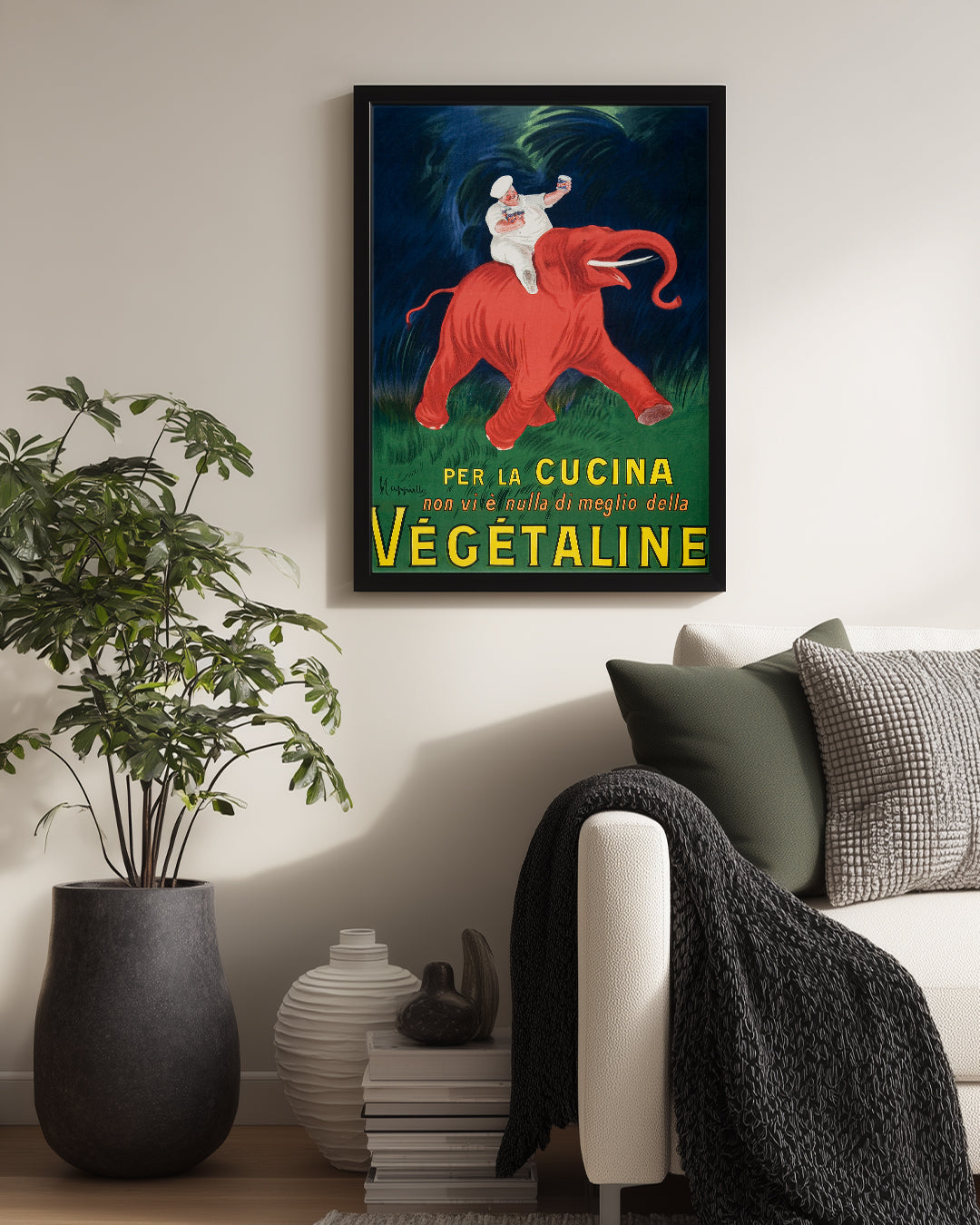 Red Elephant Poster Tablosu