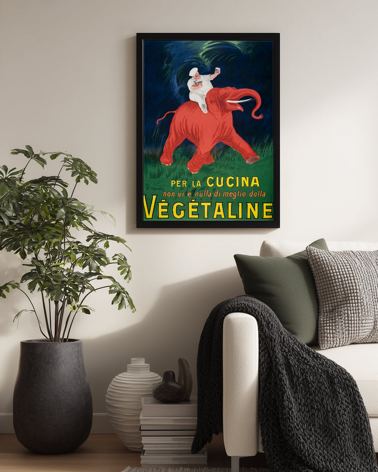 Red Elephant Poster Tablosu