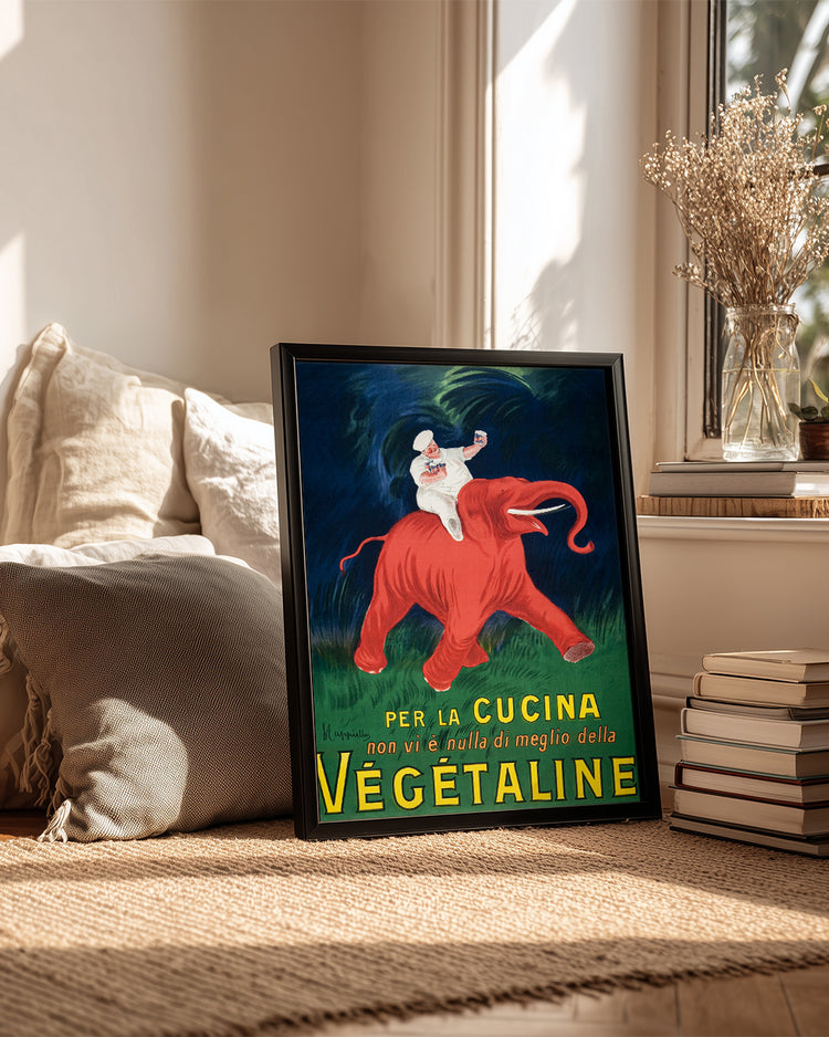 Red Elephant Poster Tablosu