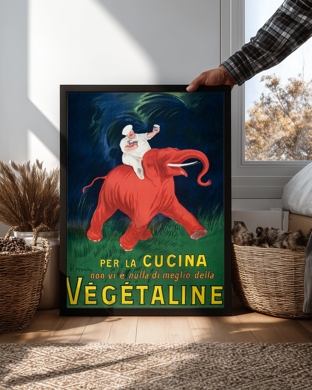 Red Elephant Poster Tablosu