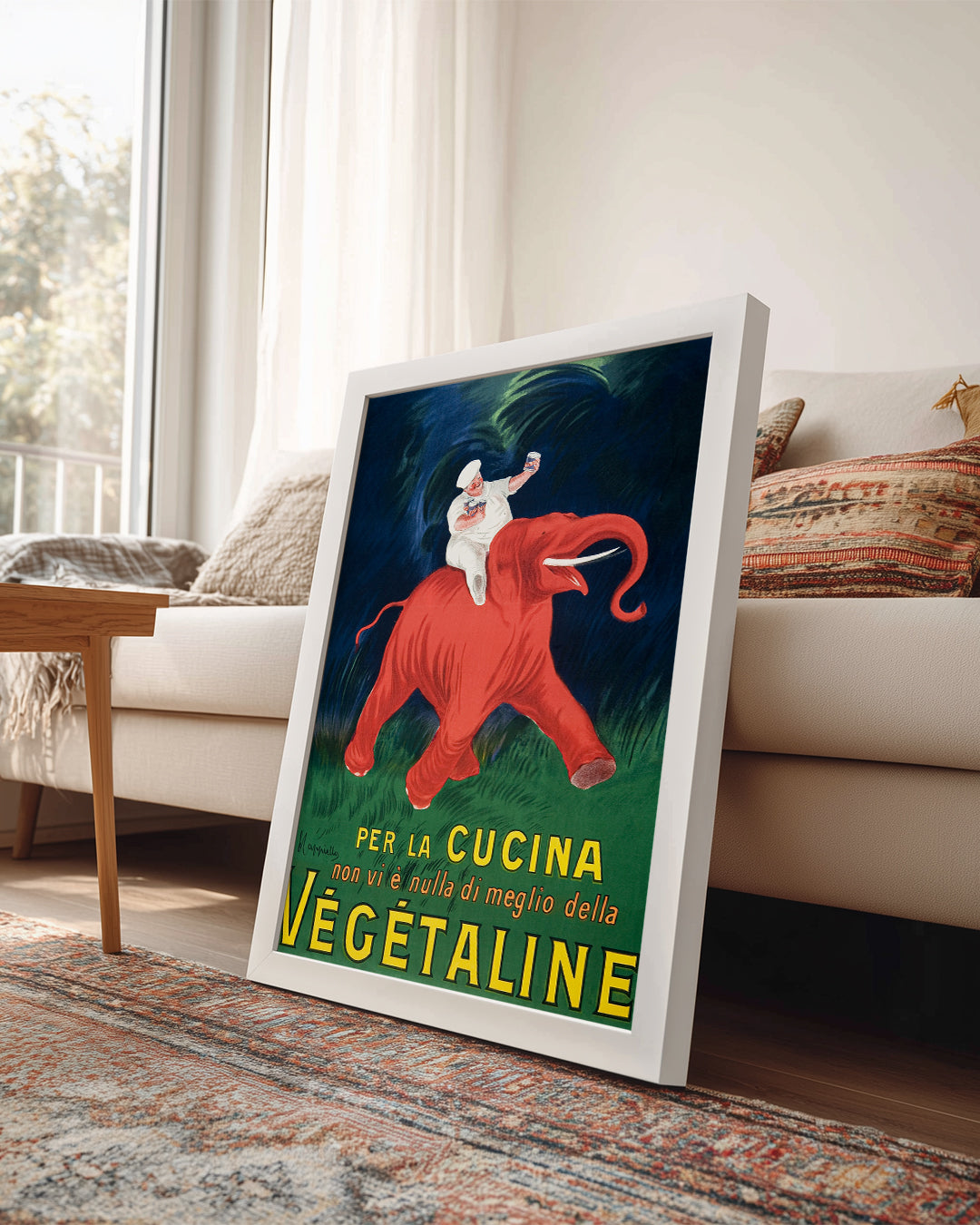 Red Elephant Poster Tablosu
