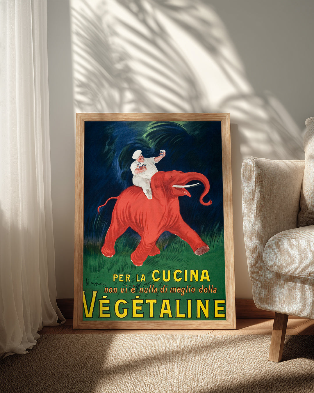Red Elephant Poster Tablosu