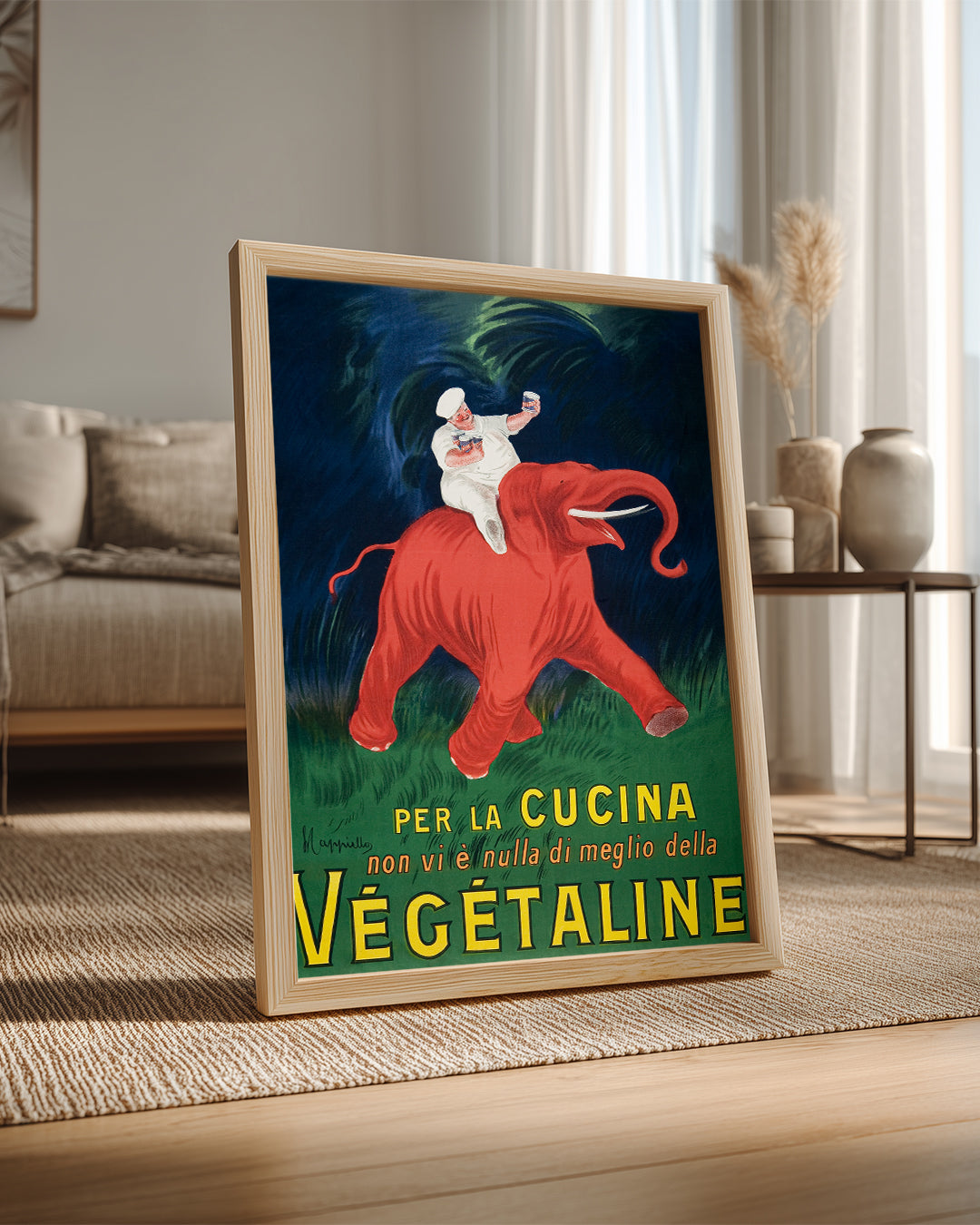 Red Elephant Poster Tablosu