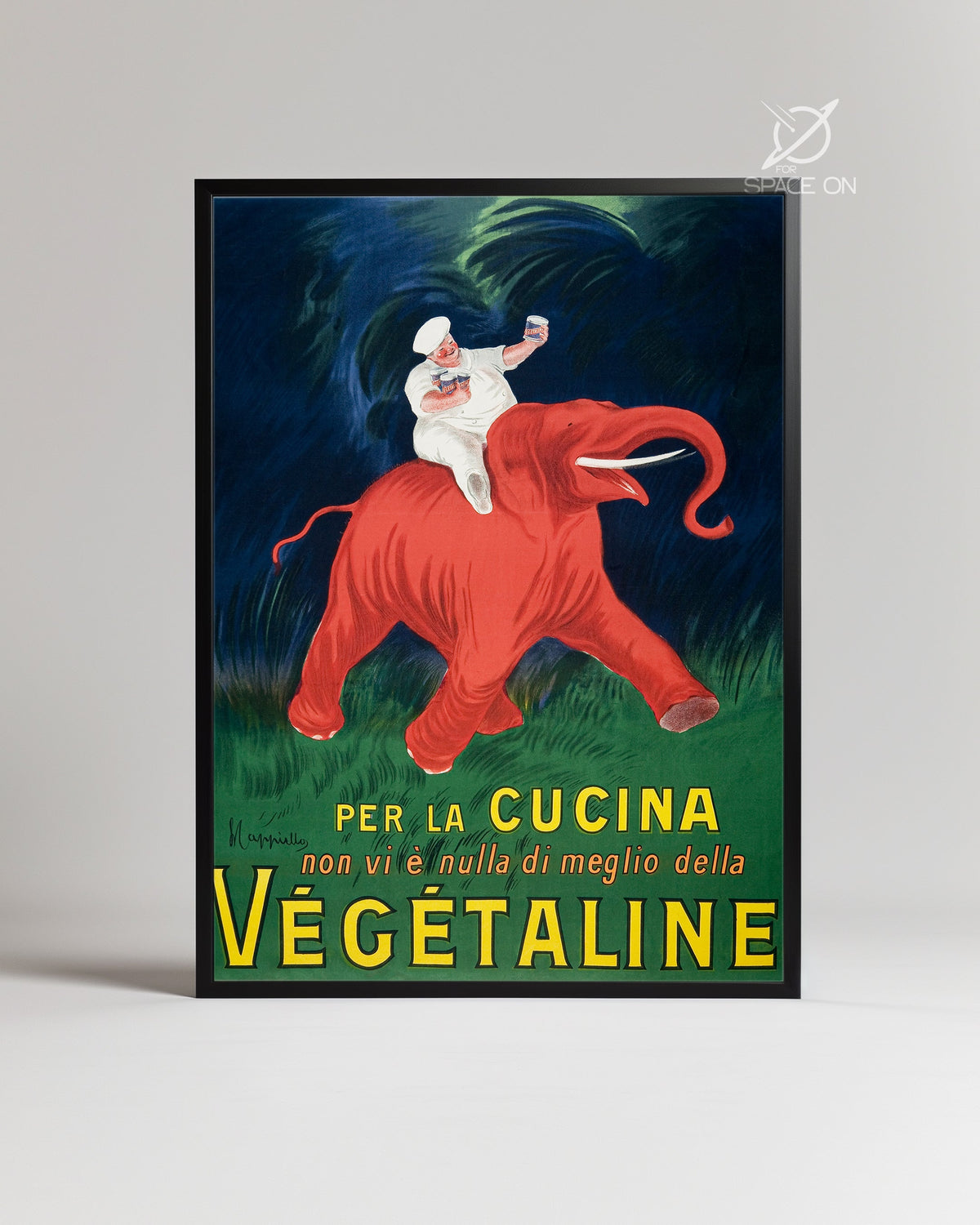 Red Elephant Poster Tablosu