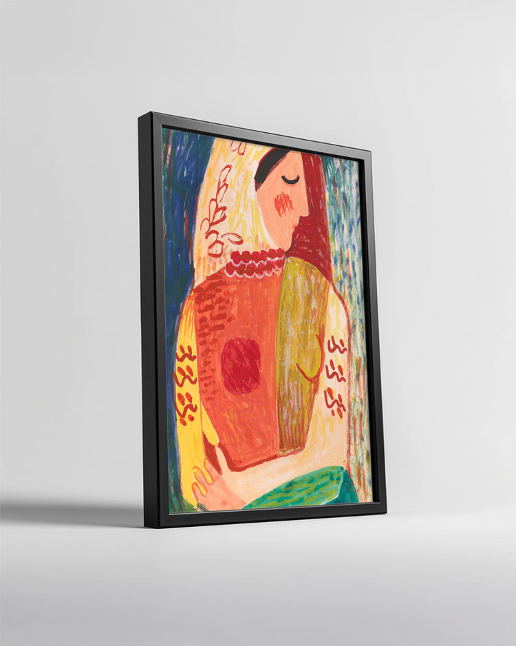 Red Embrace Poster Tablosu