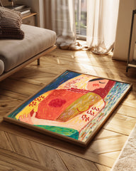 Red Embrace Poster Tablosu