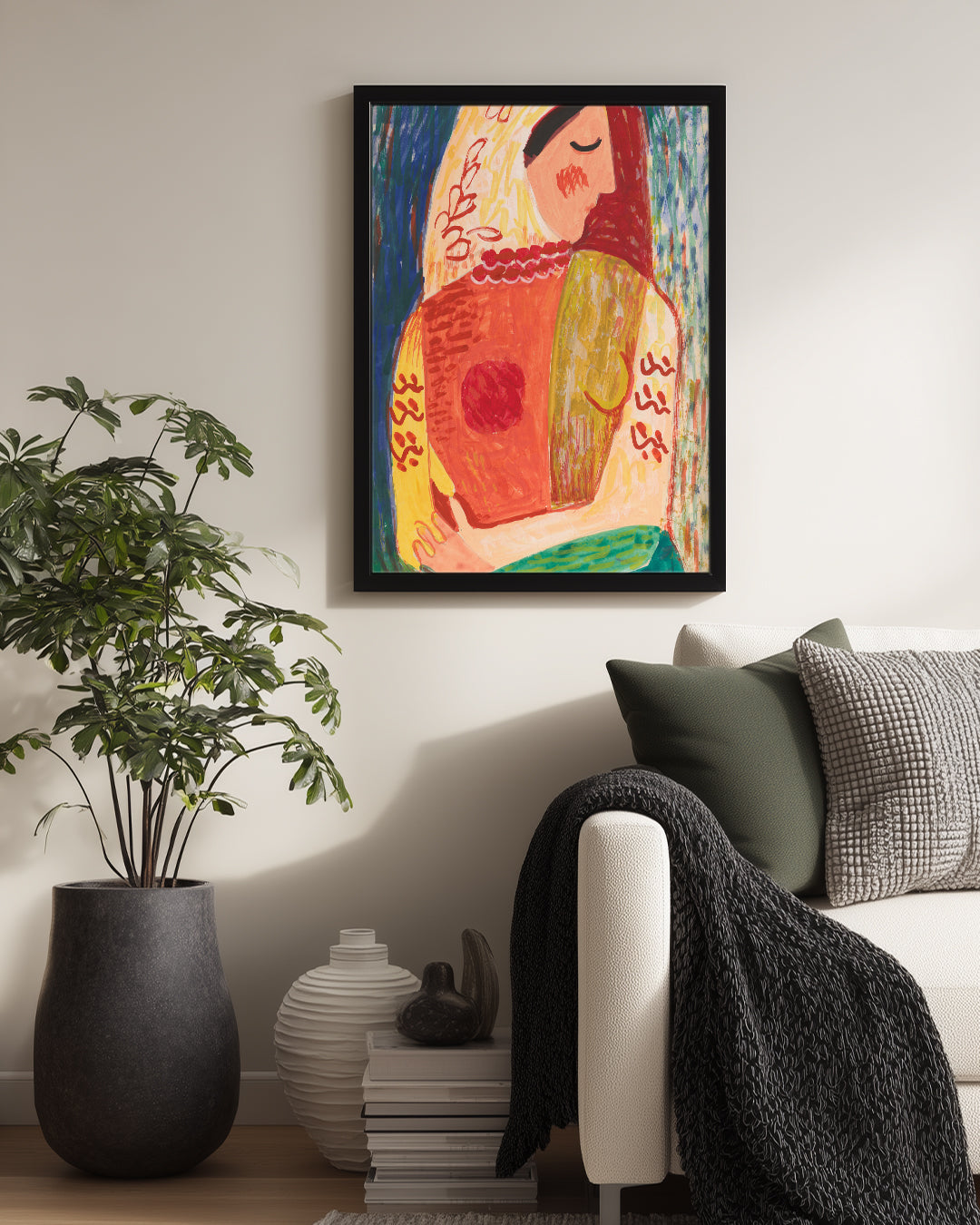 Red Embrace Poster Tablosu