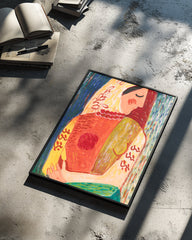 Red Embrace Poster Tablosu