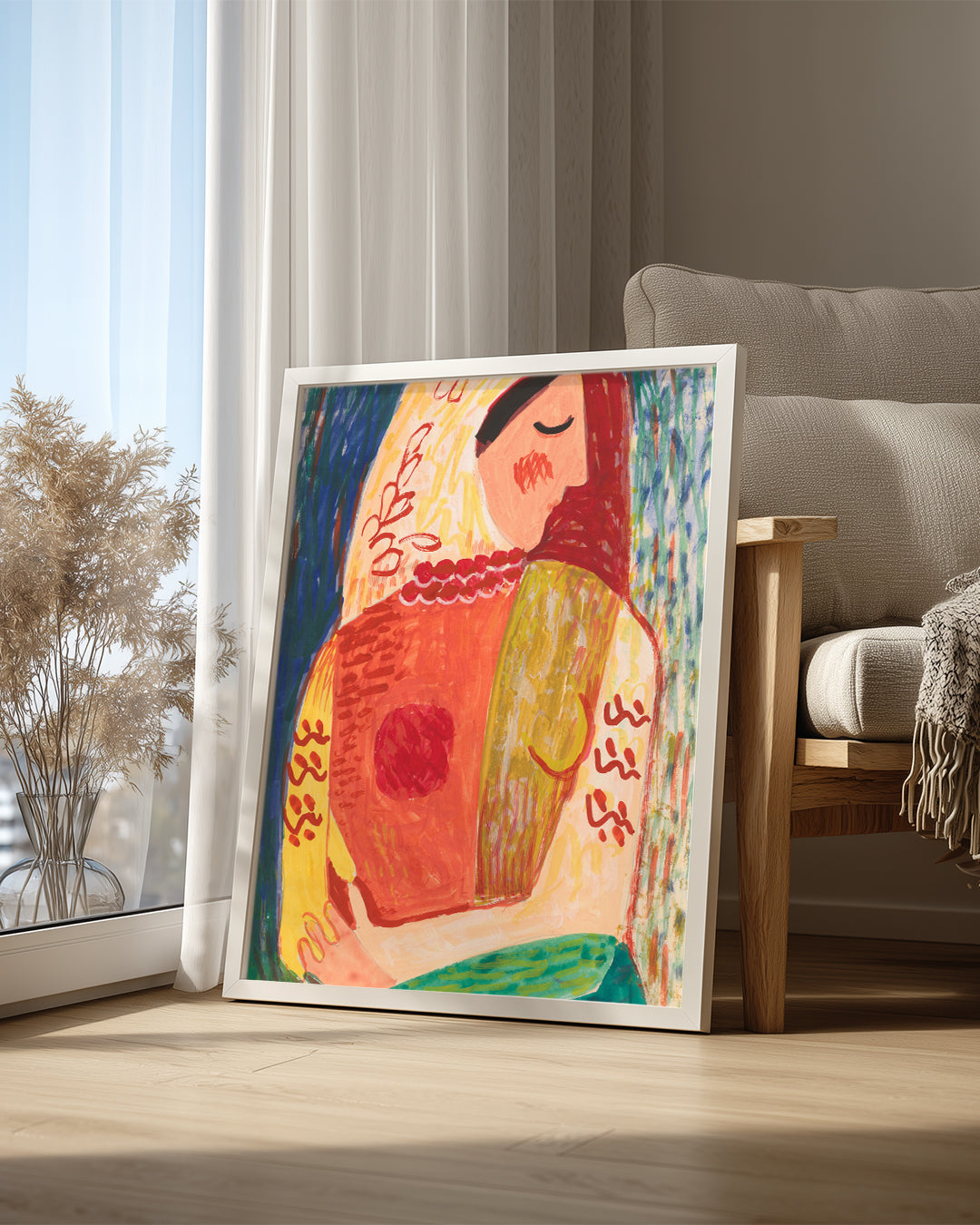 Red Embrace Poster Tablosu