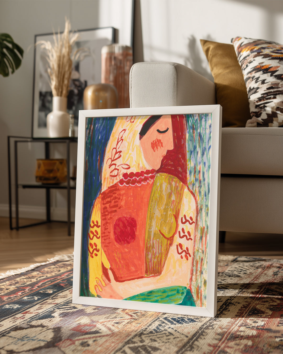 Red Embrace Poster Tablosu