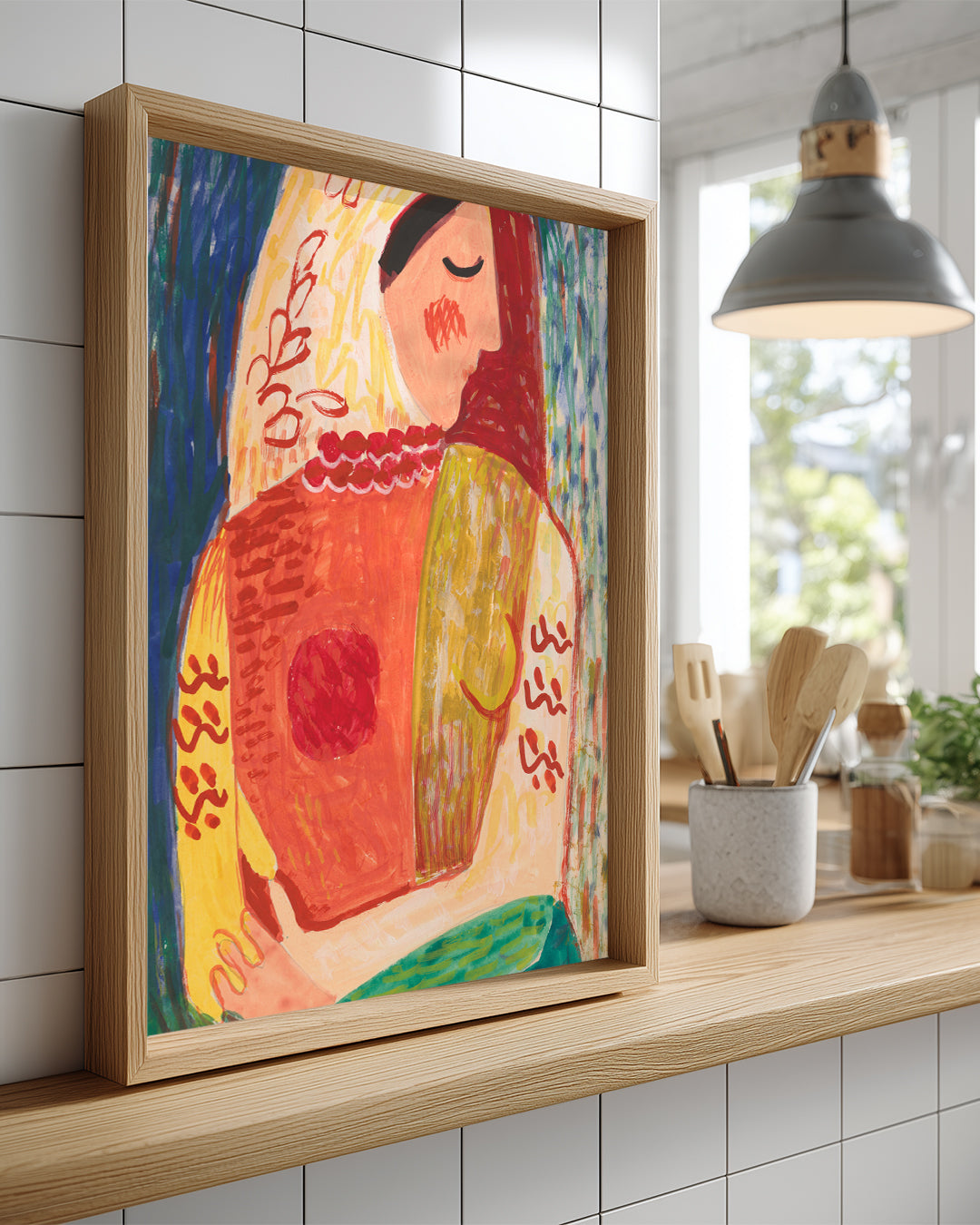 Red Embrace Poster Tablosu