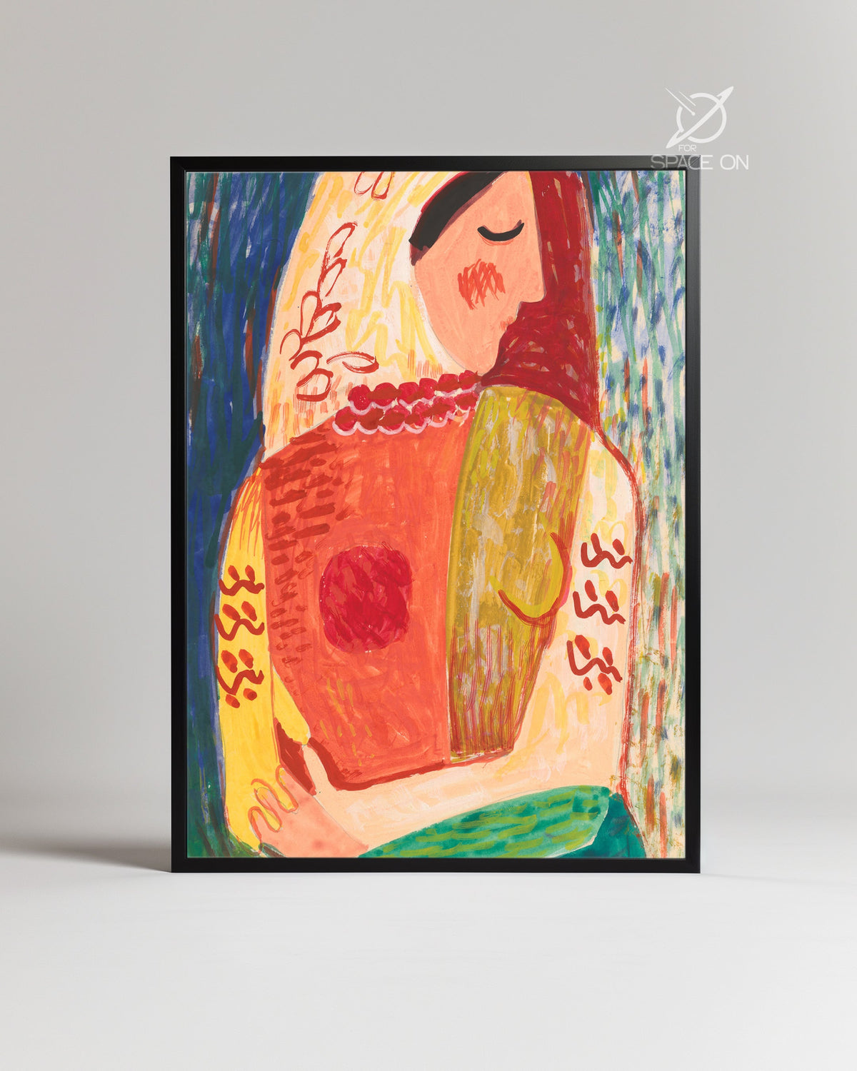 Red Embrace Poster Tablosu