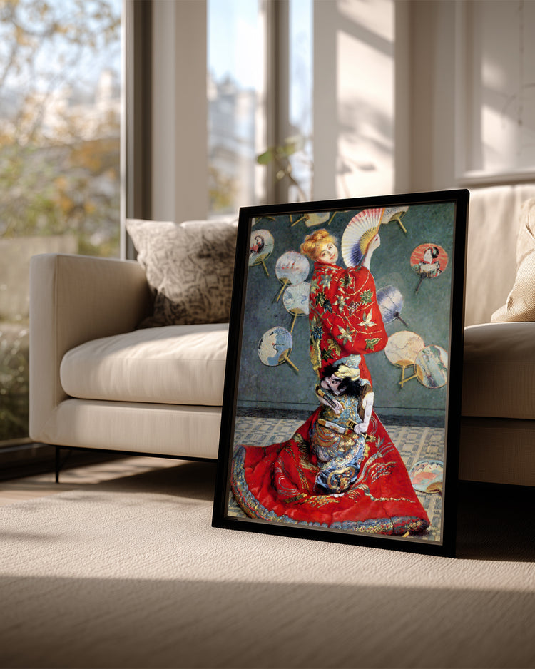 Red Fan Poster Tablosu