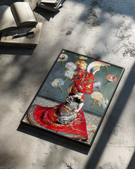 Red Fan Poster Tablosu