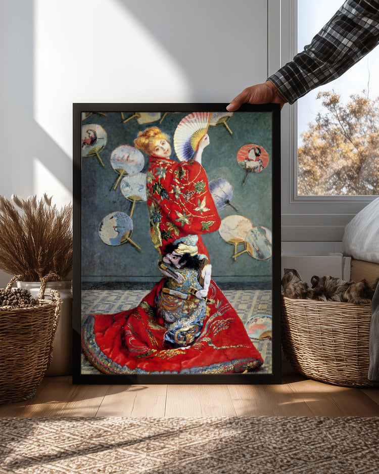 Red Fan Poster Tablosu