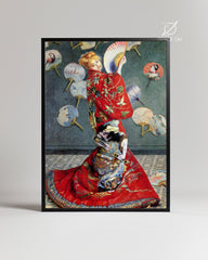 Red Fan Poster Tablosu