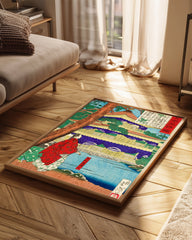 Red Kimono Poster Tablosu