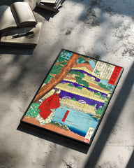 Red Kimono Poster Tablosu