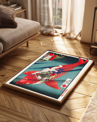 Red Koi Poster Tablosu
