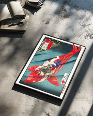 Red Koi Poster Tablosu