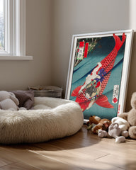 Red Koi Poster Tablosu